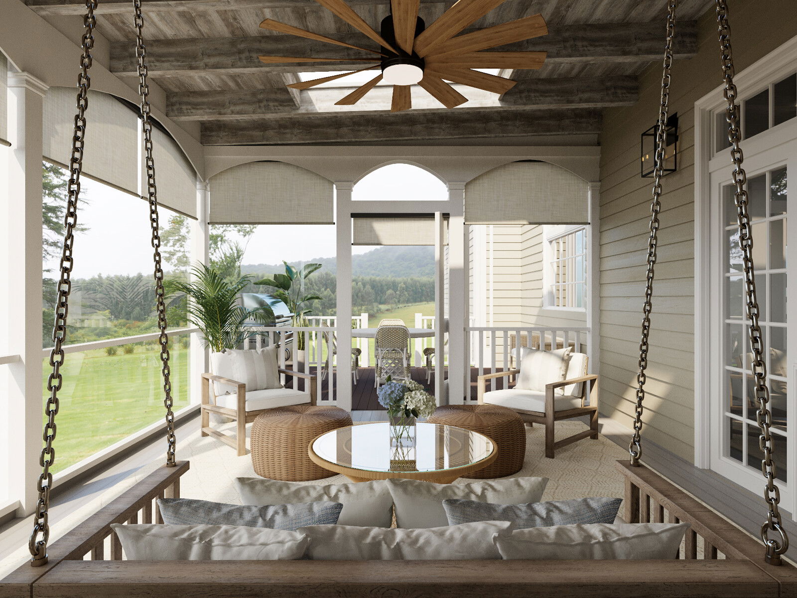 High End Family Cottage with Patio Rendering thumb