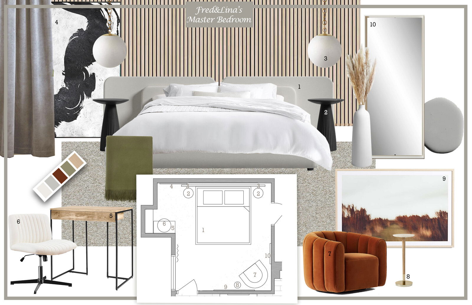 Ideas de diseño interior de dormitorio en línea