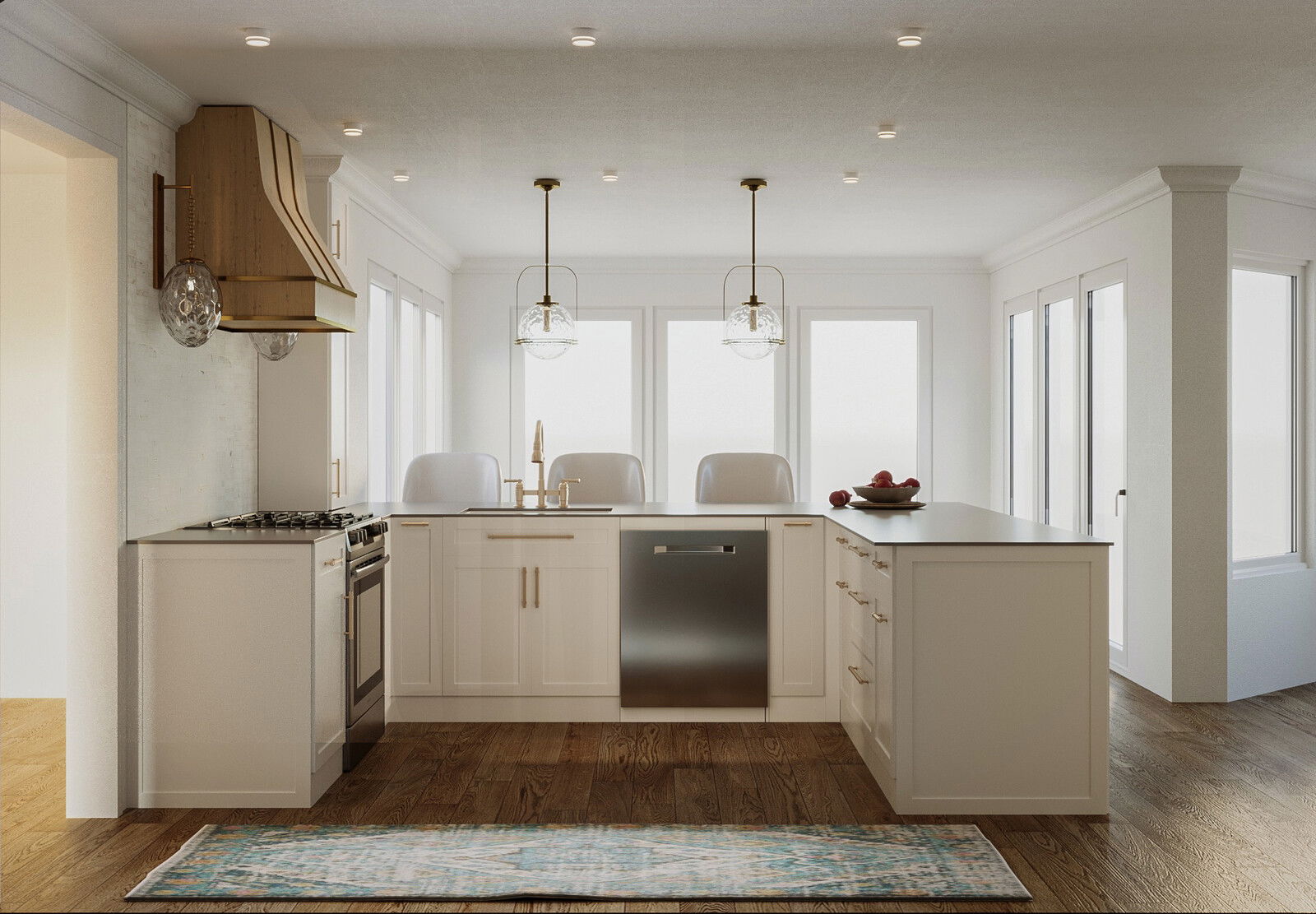 Modelo 3D de Cocina de Diseñador en Línea 3