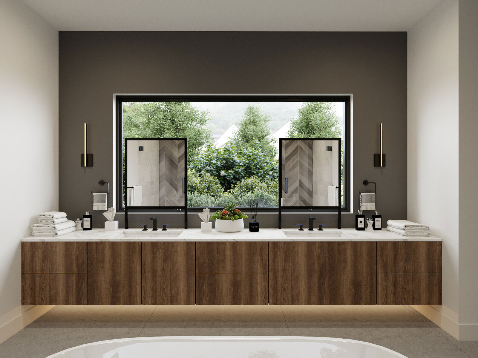 Sleek Modern Bathroom Design