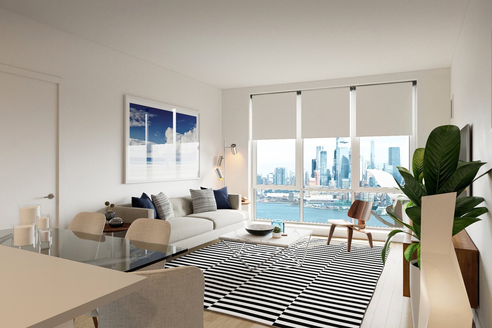 Renderizado de Transformación de Apartamento de Alto Nivel