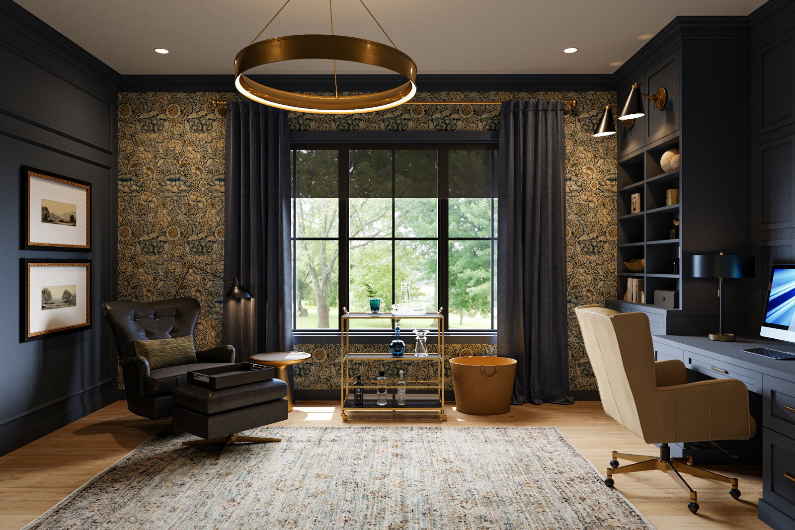 Online Designer Home Office 3D Model 2