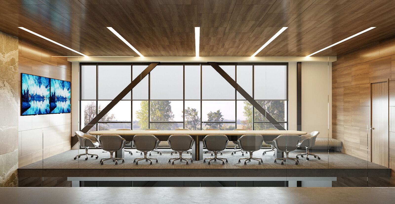 Contemporary Office Design Contemporary Conference Room, Office & Call Center
