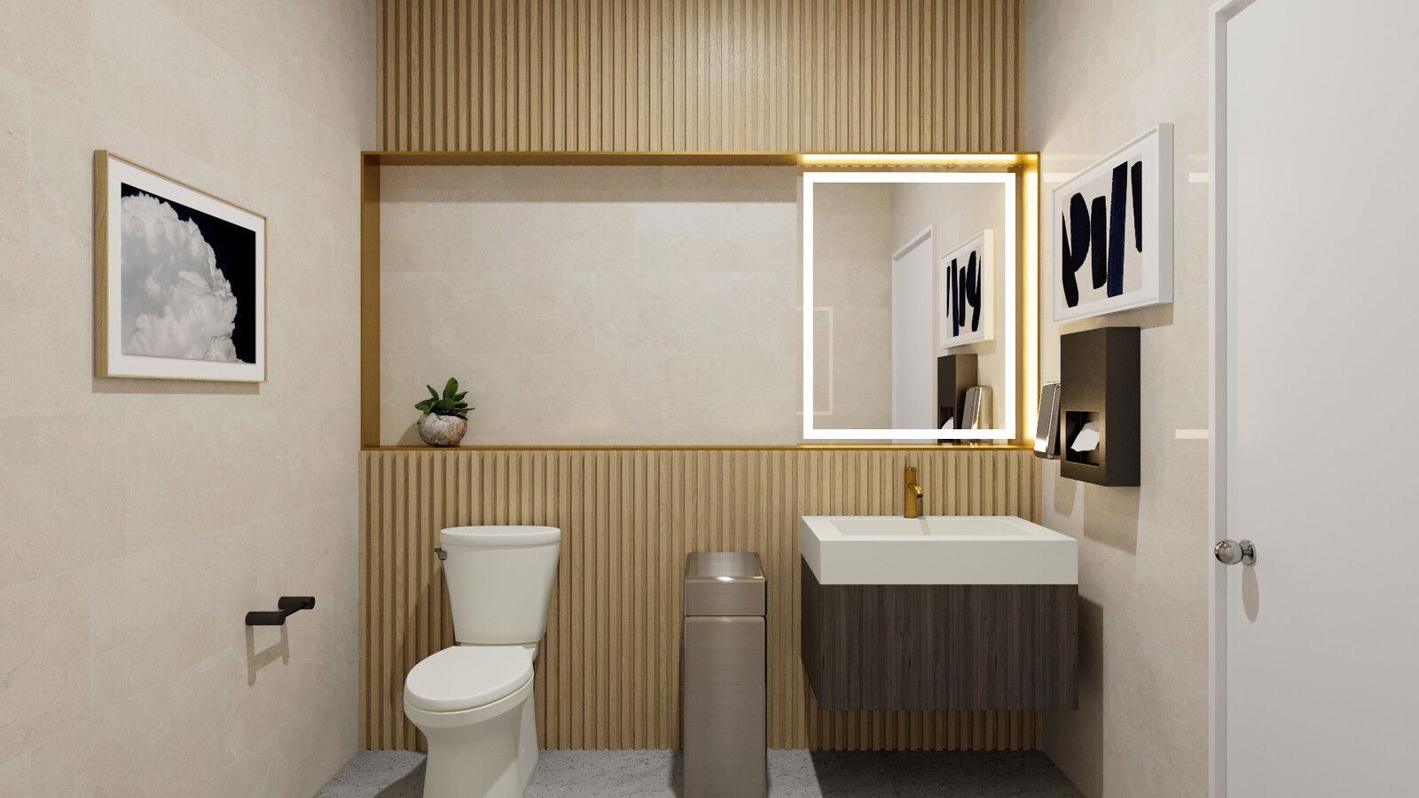 Luxury Dental Office with Spa Aesthetic Rendering thumb