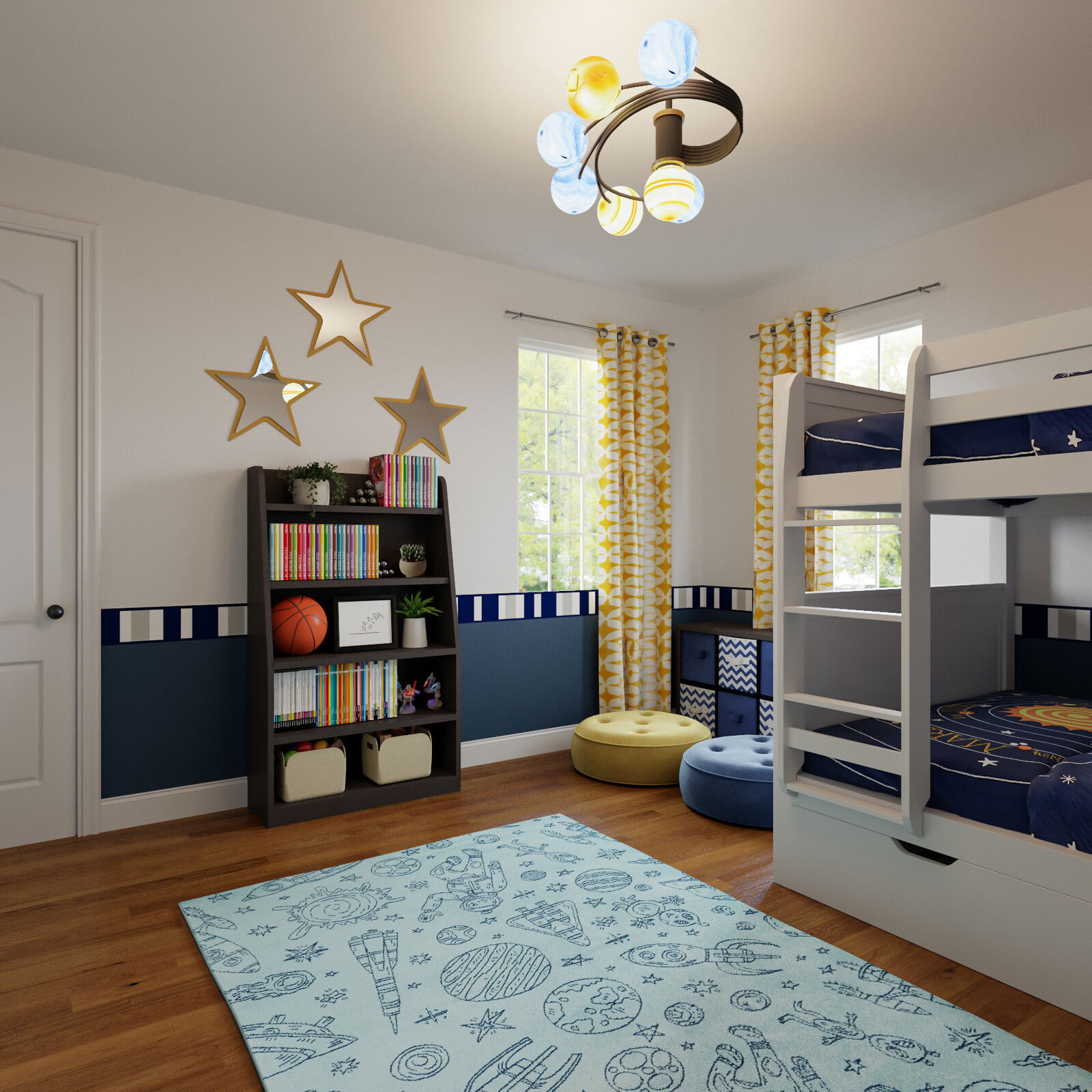 Online Designer Bedroom 3D Model 3