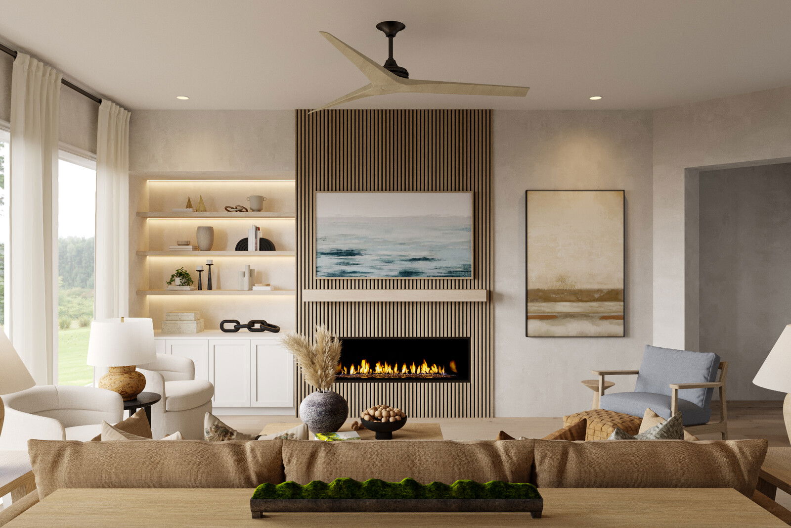 Online Designer Living Room 3D Model 3