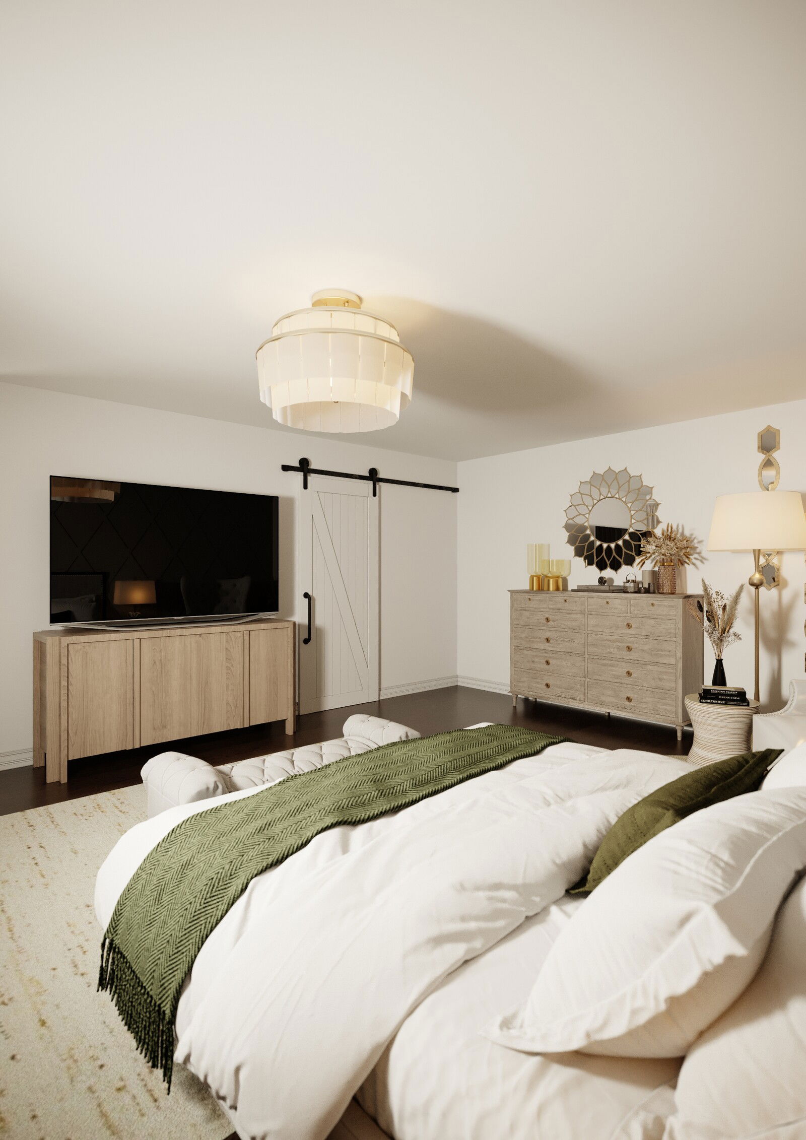 Online Designer Bedroom 3D Model 1