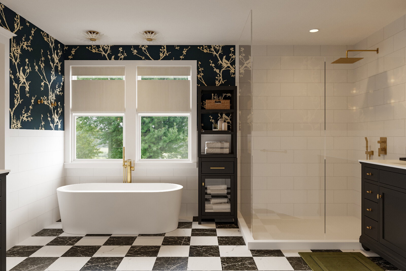 Online Designer Bathroom 3D Model 3