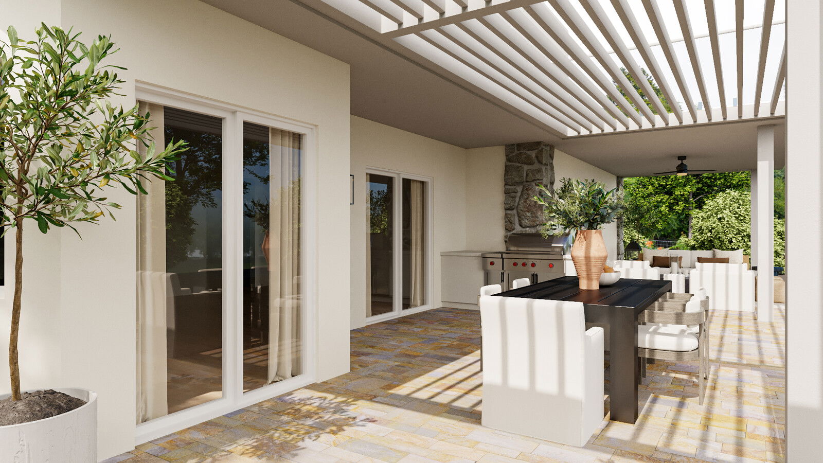 Online Designer Patio 3D Model 4
