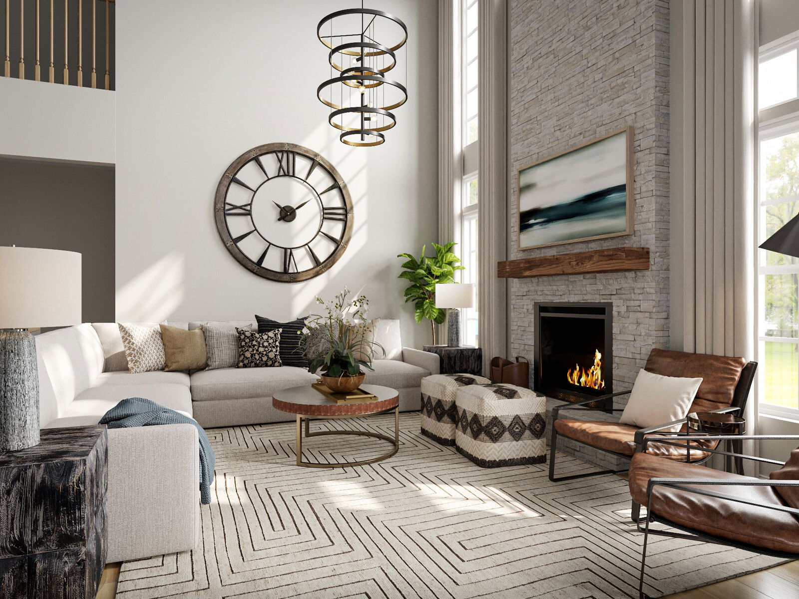 Online Designer Living Room 3D Model 1