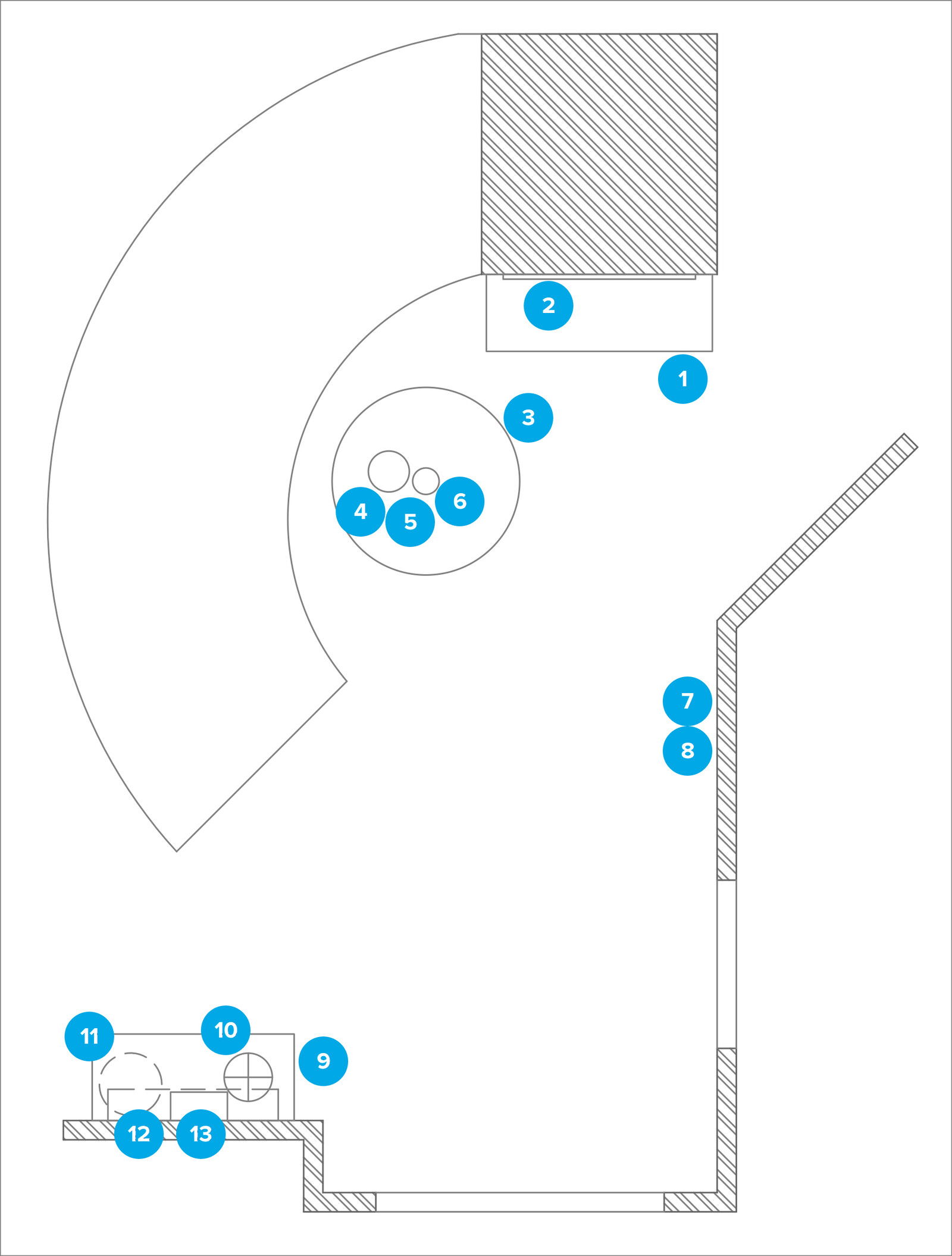 Online Designer Hallway/Entry Floorplan