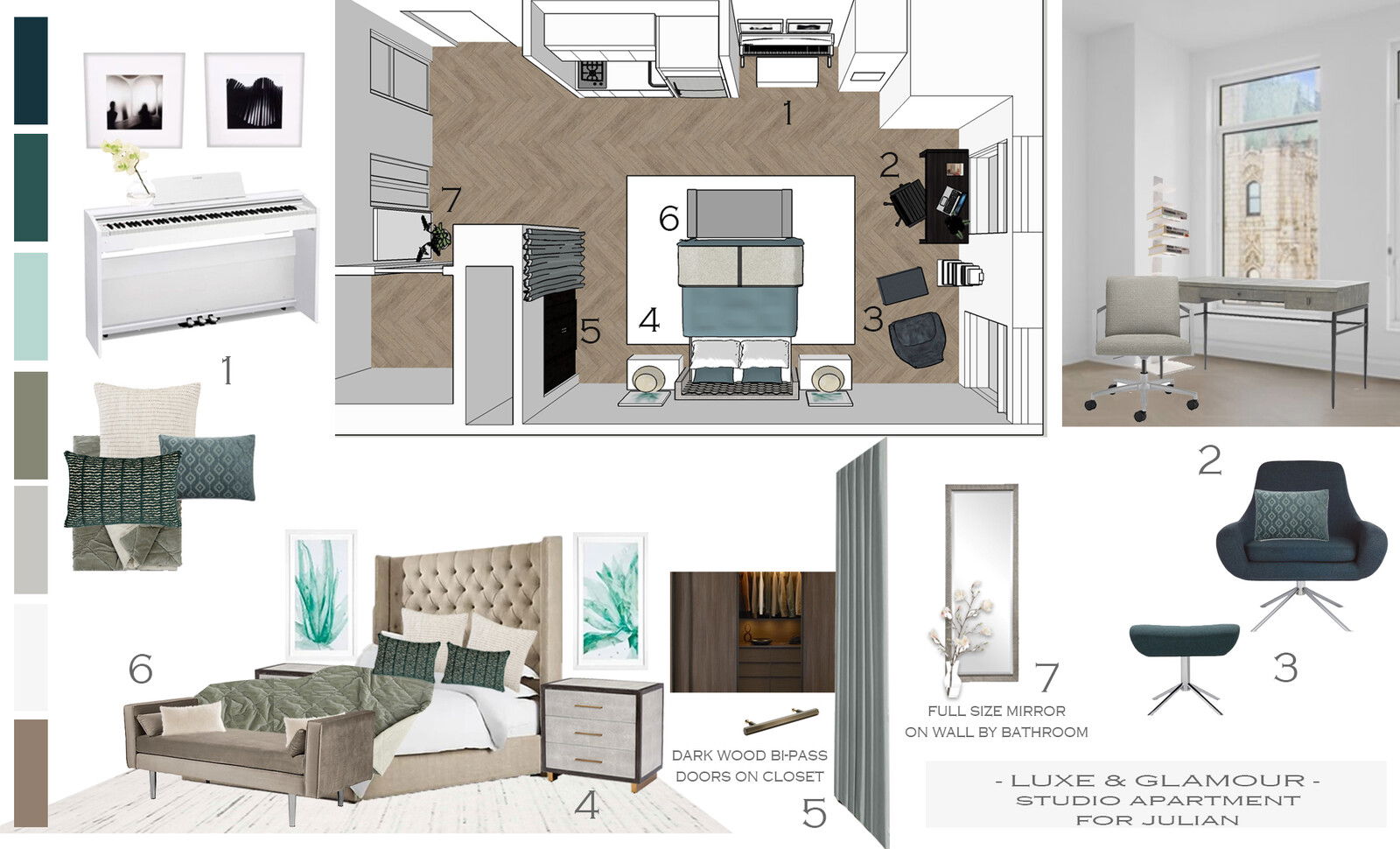 Ideas de diseño interior de dormitorio en línea