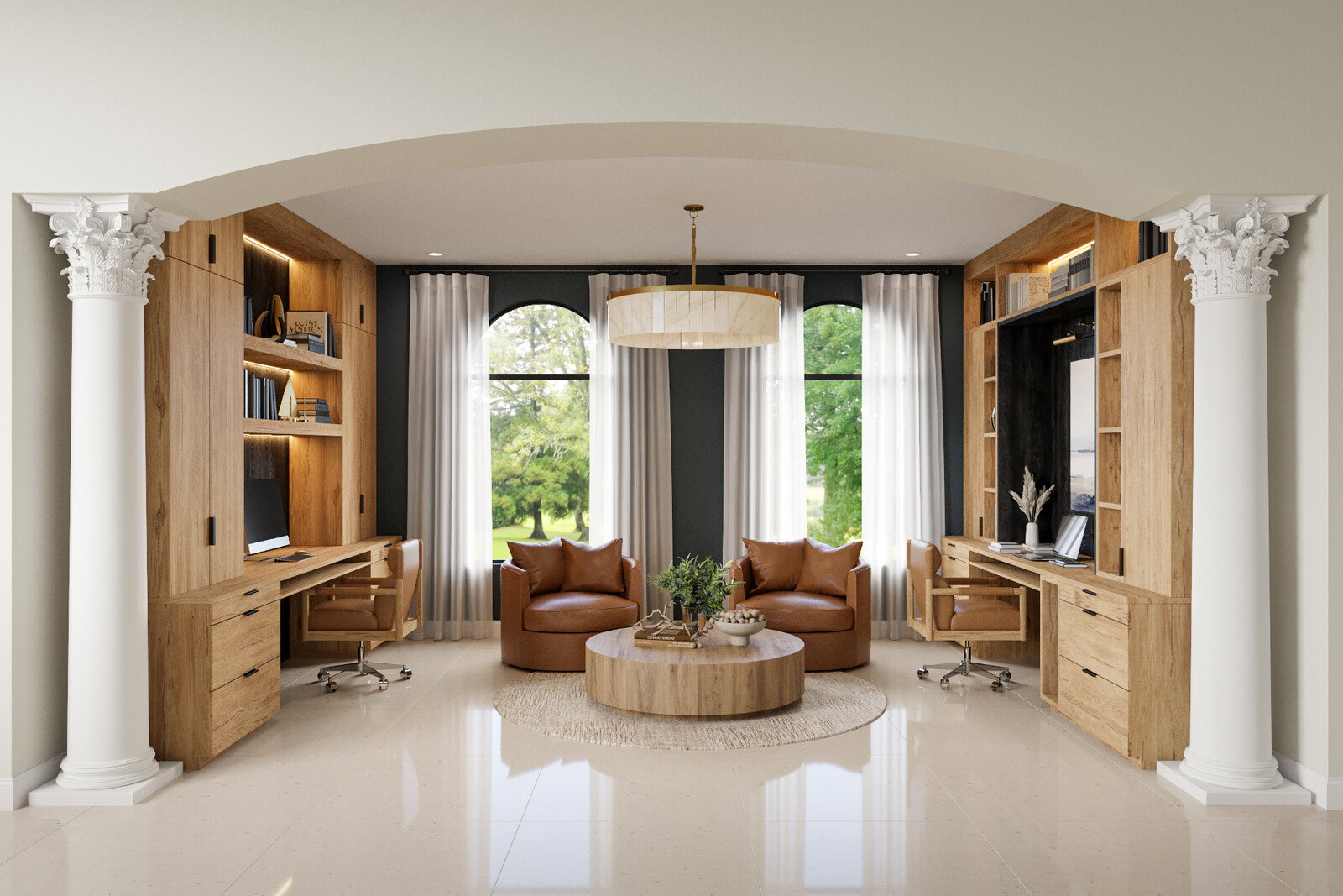 Online Designer Home Office 3D Model 4