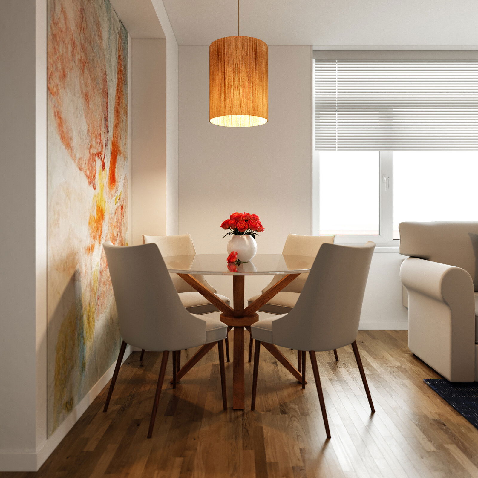 Modelo 3D Sala-Comedor del Diseñador en Línea 3
