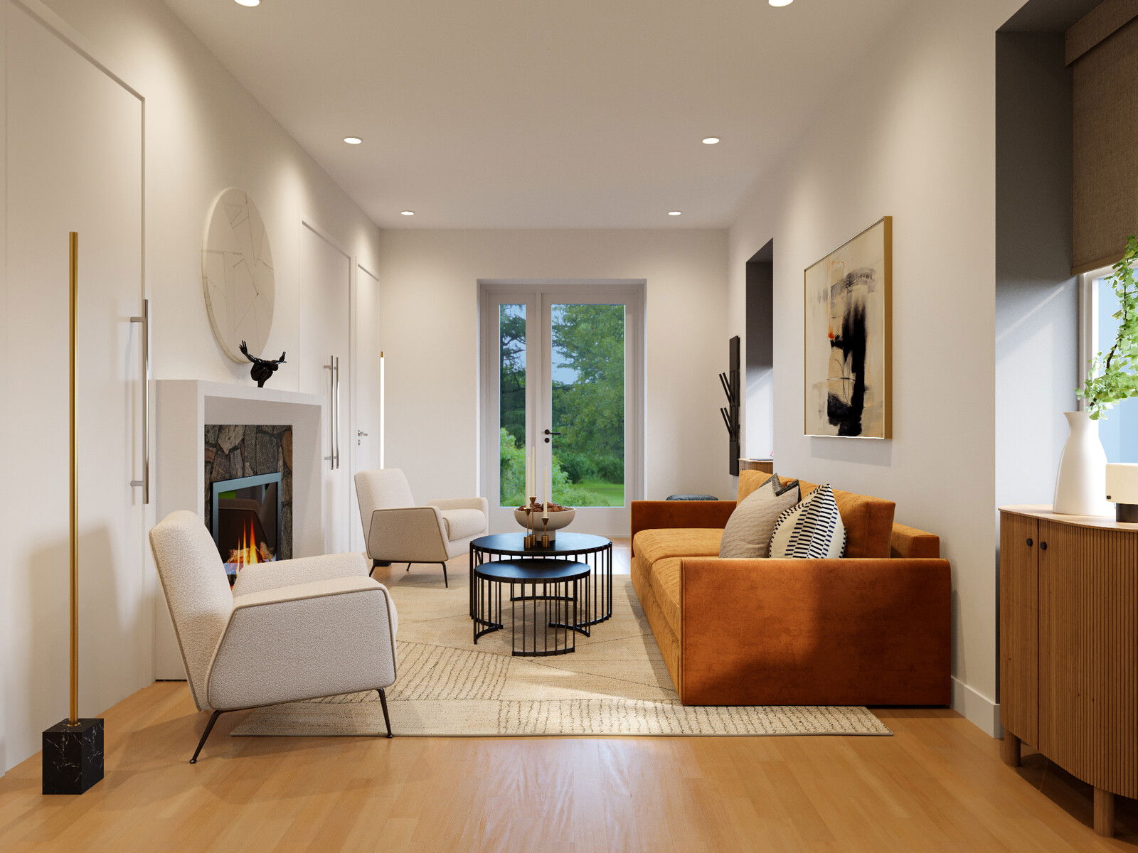 Online Designer Living Room 3D Model 2