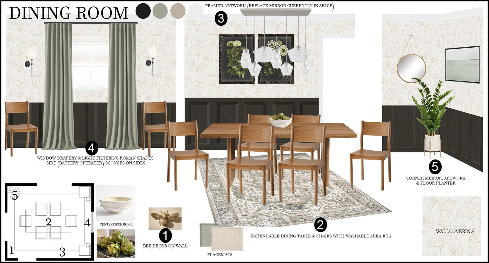 Online Designer Dining Room Interior Design Ideas