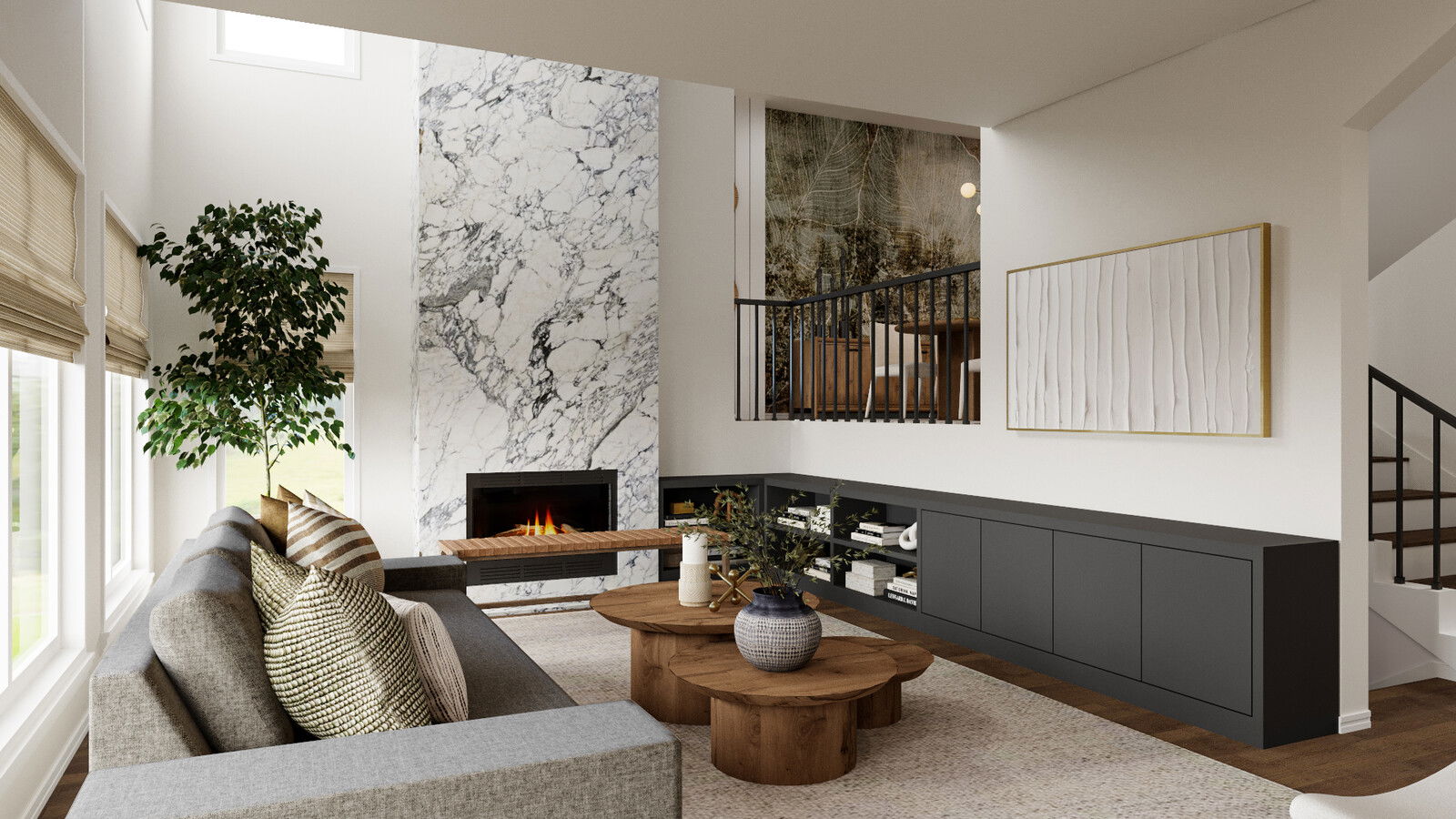 Online Designer Living Room 3D Model 3