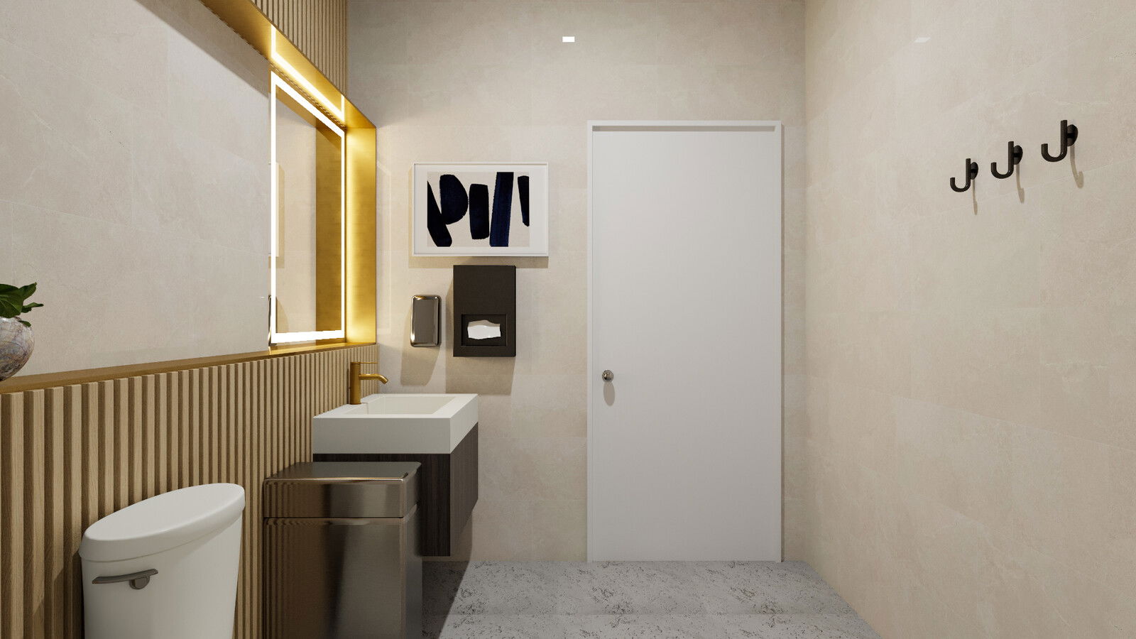 Online Designer Bathroom 3D Model 2