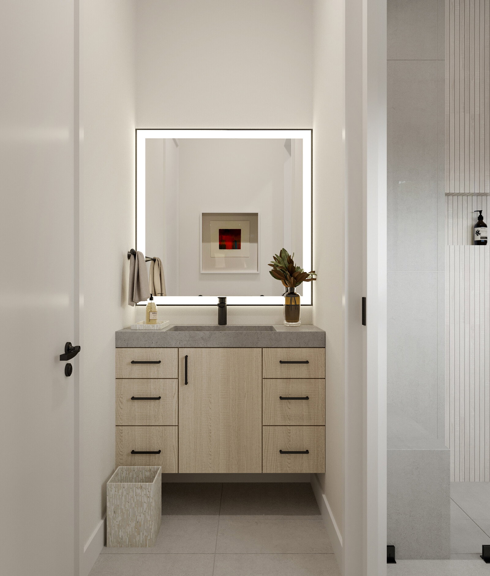 Online Designer Bathroom 3D Model 3