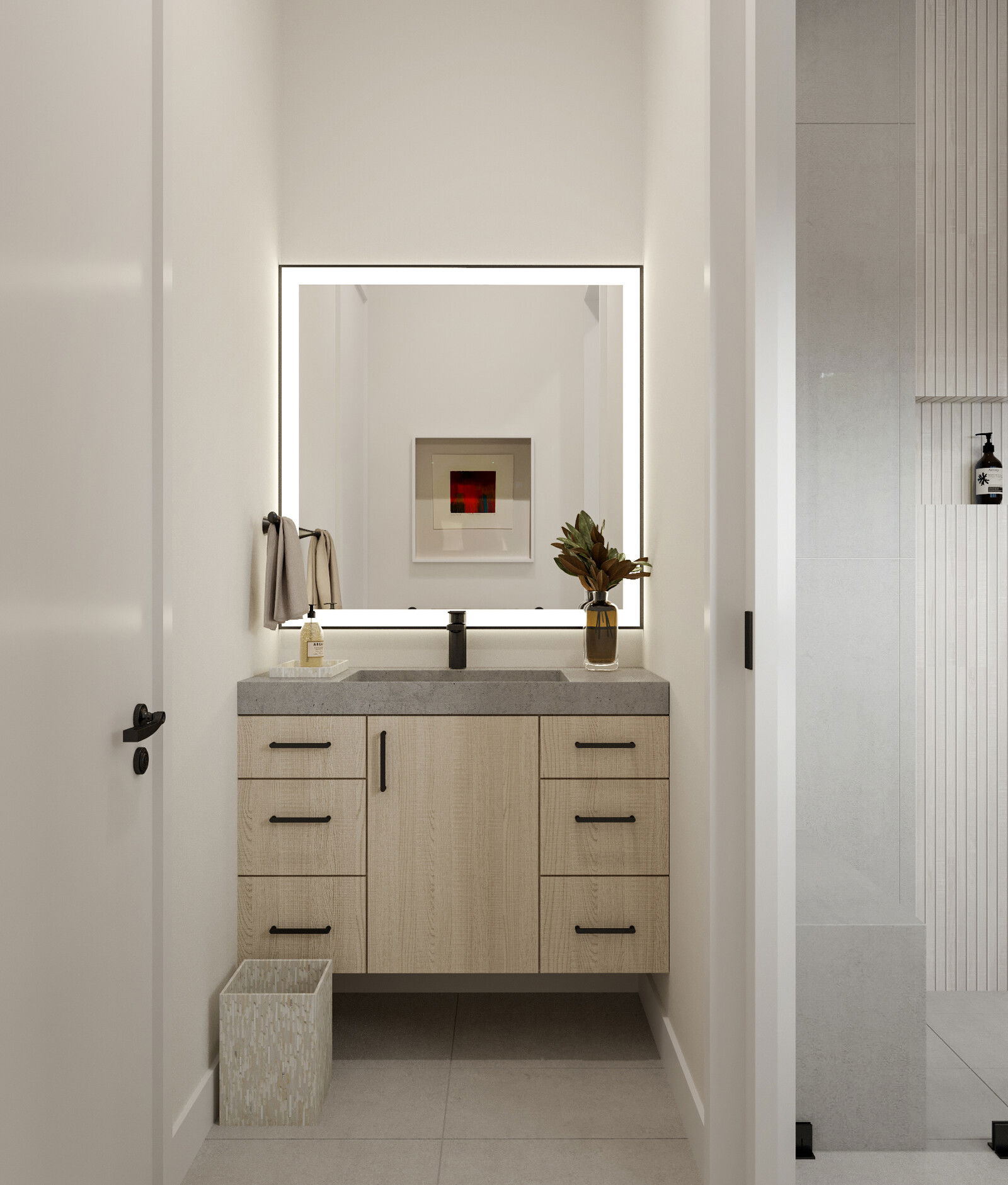 Online Designer Bathroom 3D Model 3