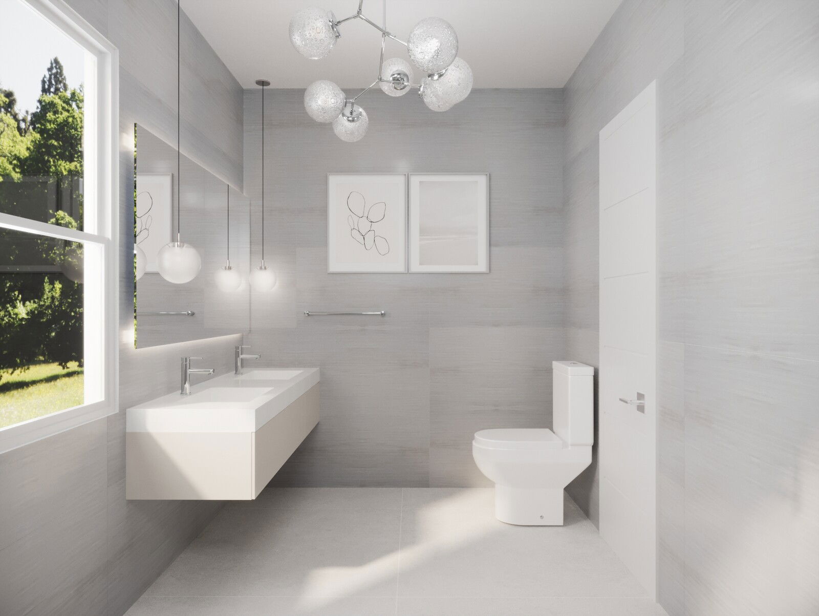 Online Designer Bathroom 3D Model 2