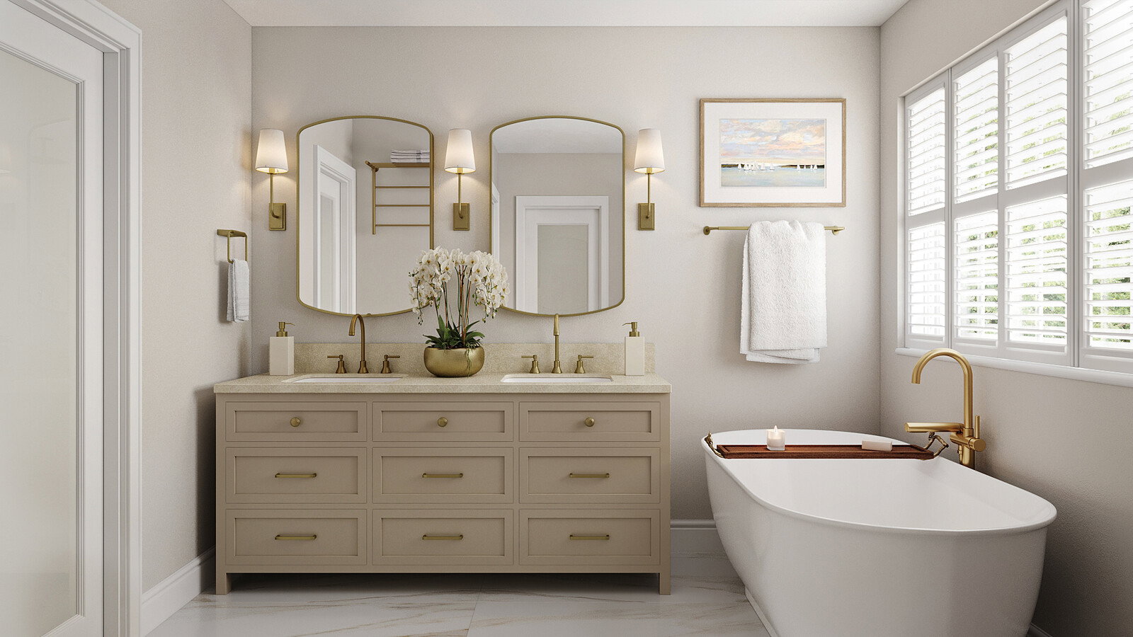 Online Designer Bathroom 3D Model 2