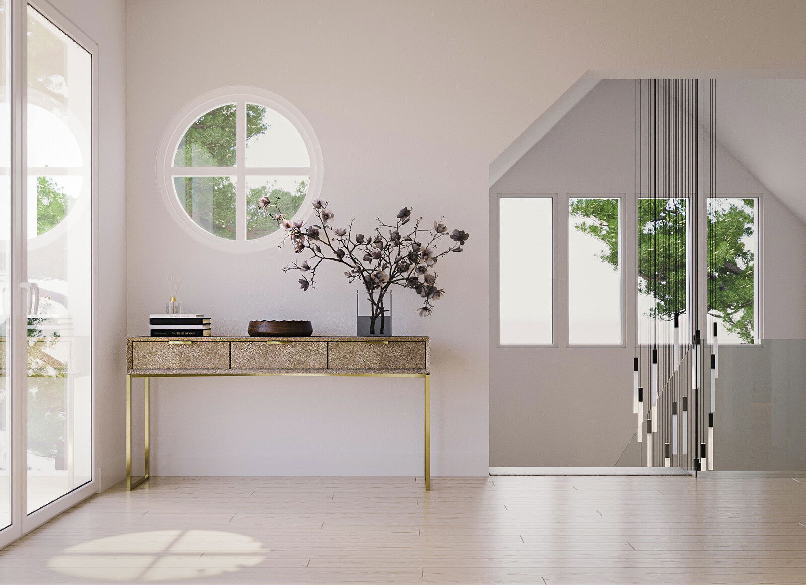 Modern Style Home Renovation Rendering thumb