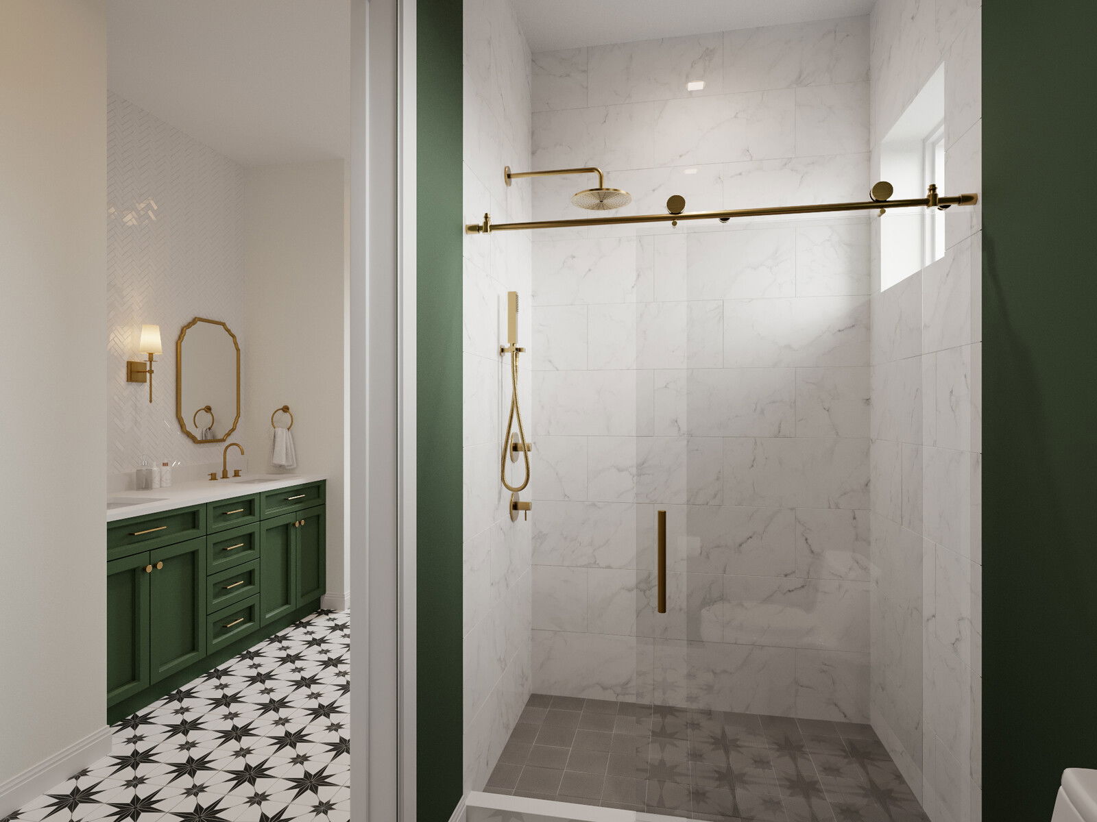 Online Designer Bathroom 3D Model 1