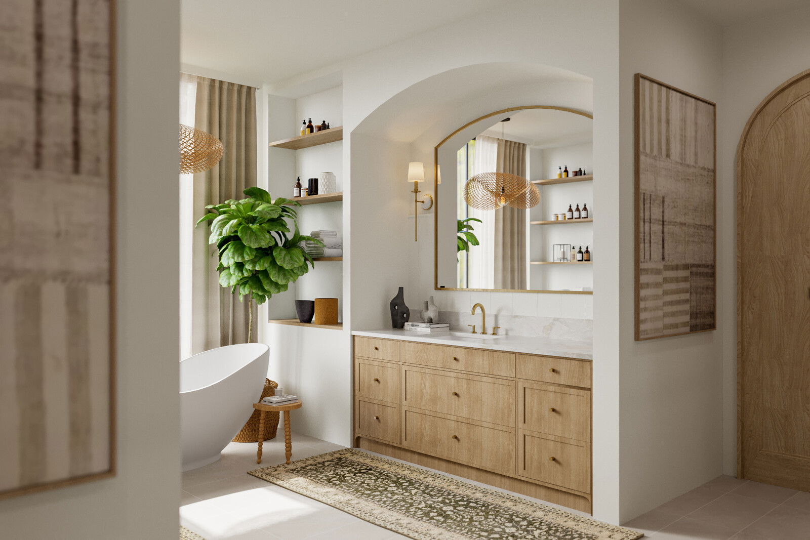 Online Designer Bathroom 3D Model 4