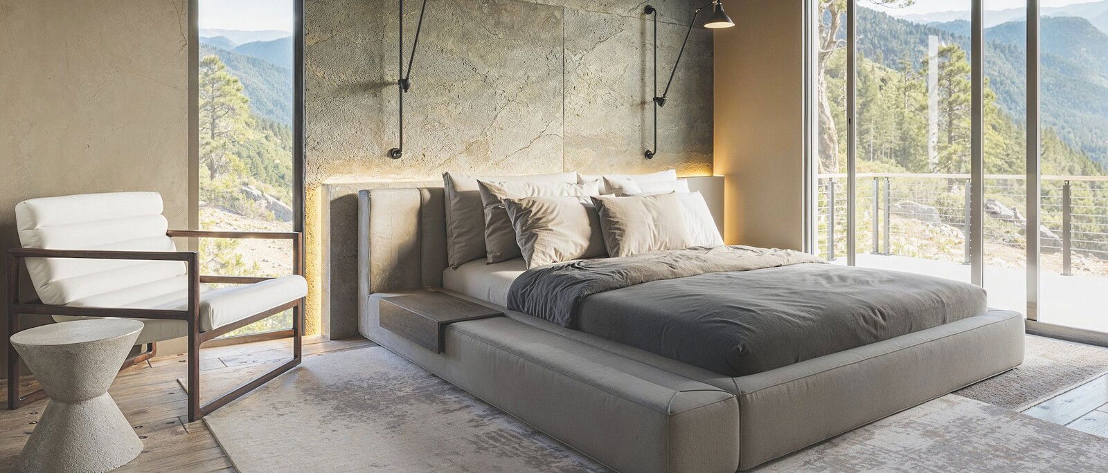 Minimalist Masculine Bedroom