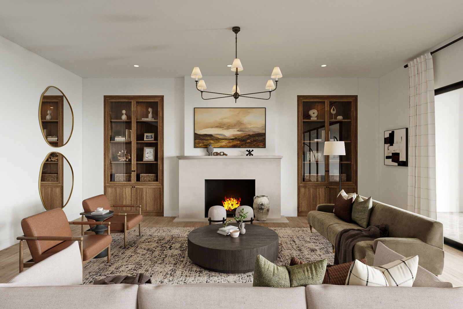 Online Designer Living Room 3D Model 3