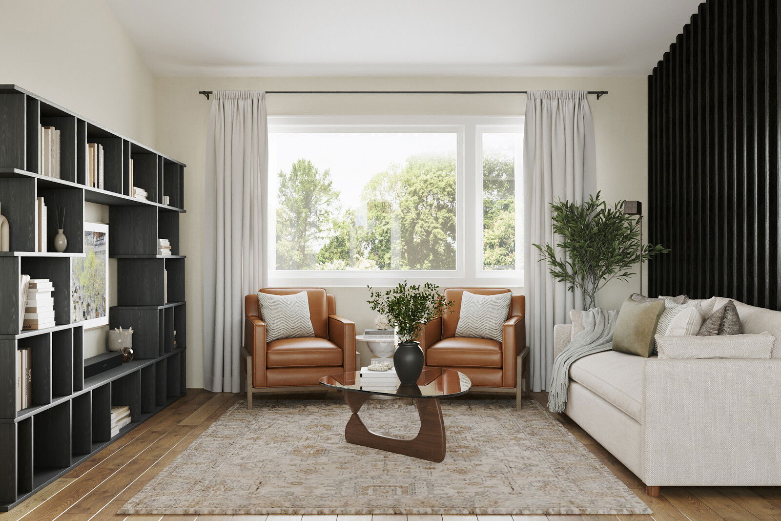 Online Designer Combined Living/Dining 3D Model 1