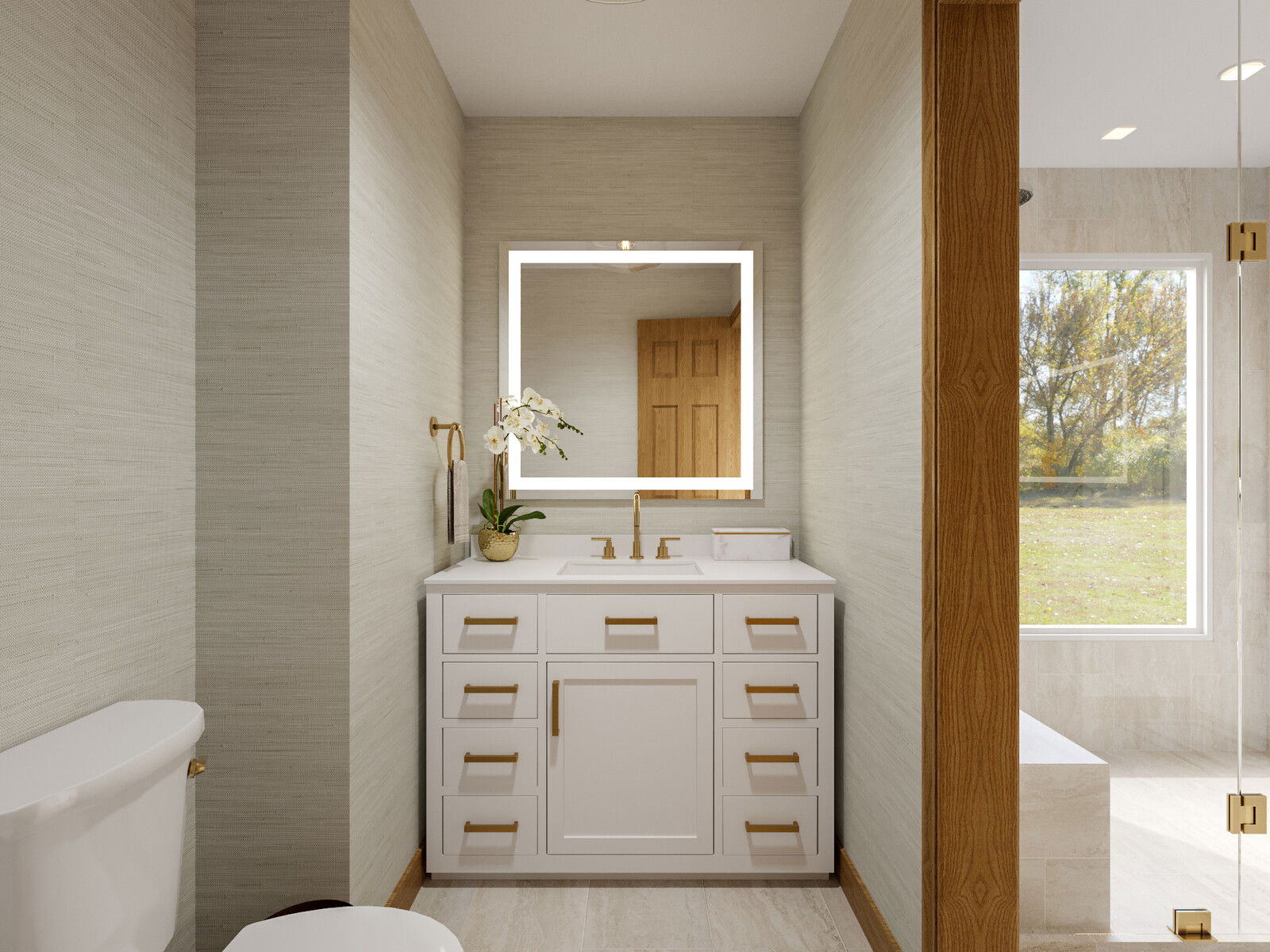 Online Designer Bathroom 3D Model 3