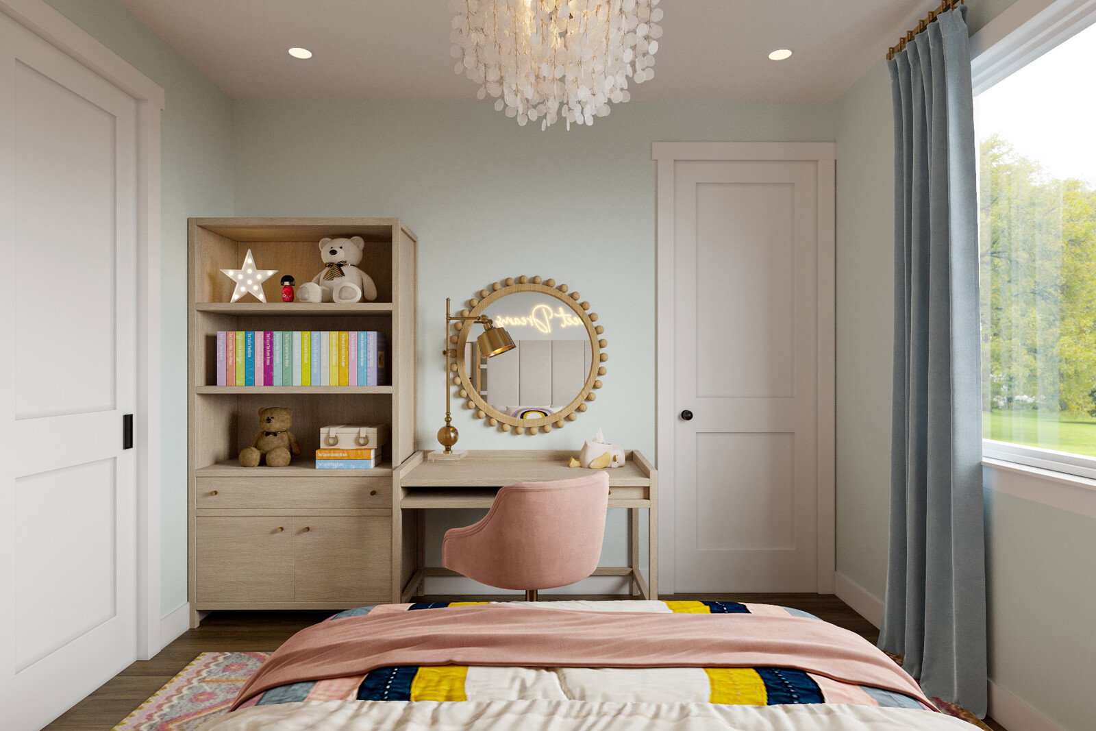 Online Designer Bedroom 3D Model 3