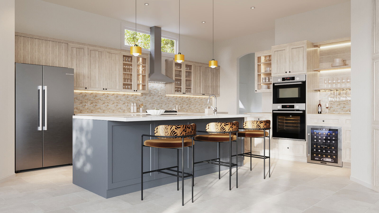 Online Designer Kitchen 3D Model 2