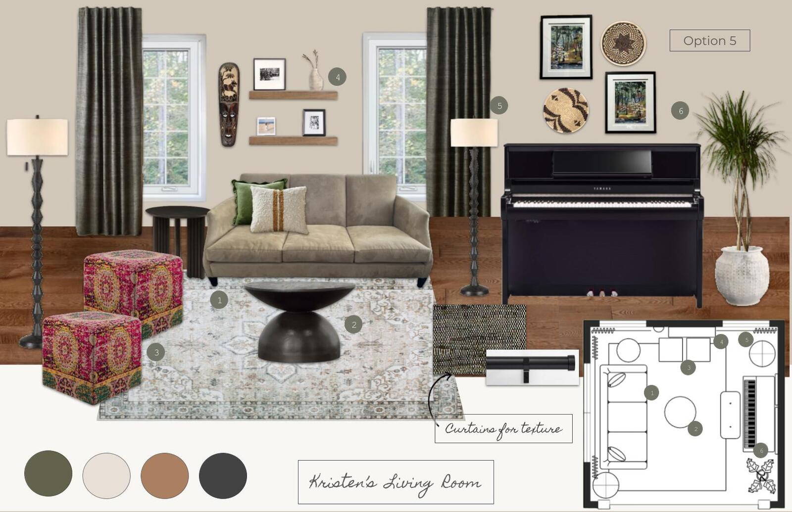 Online Designer Living Room Interior Design Ideas