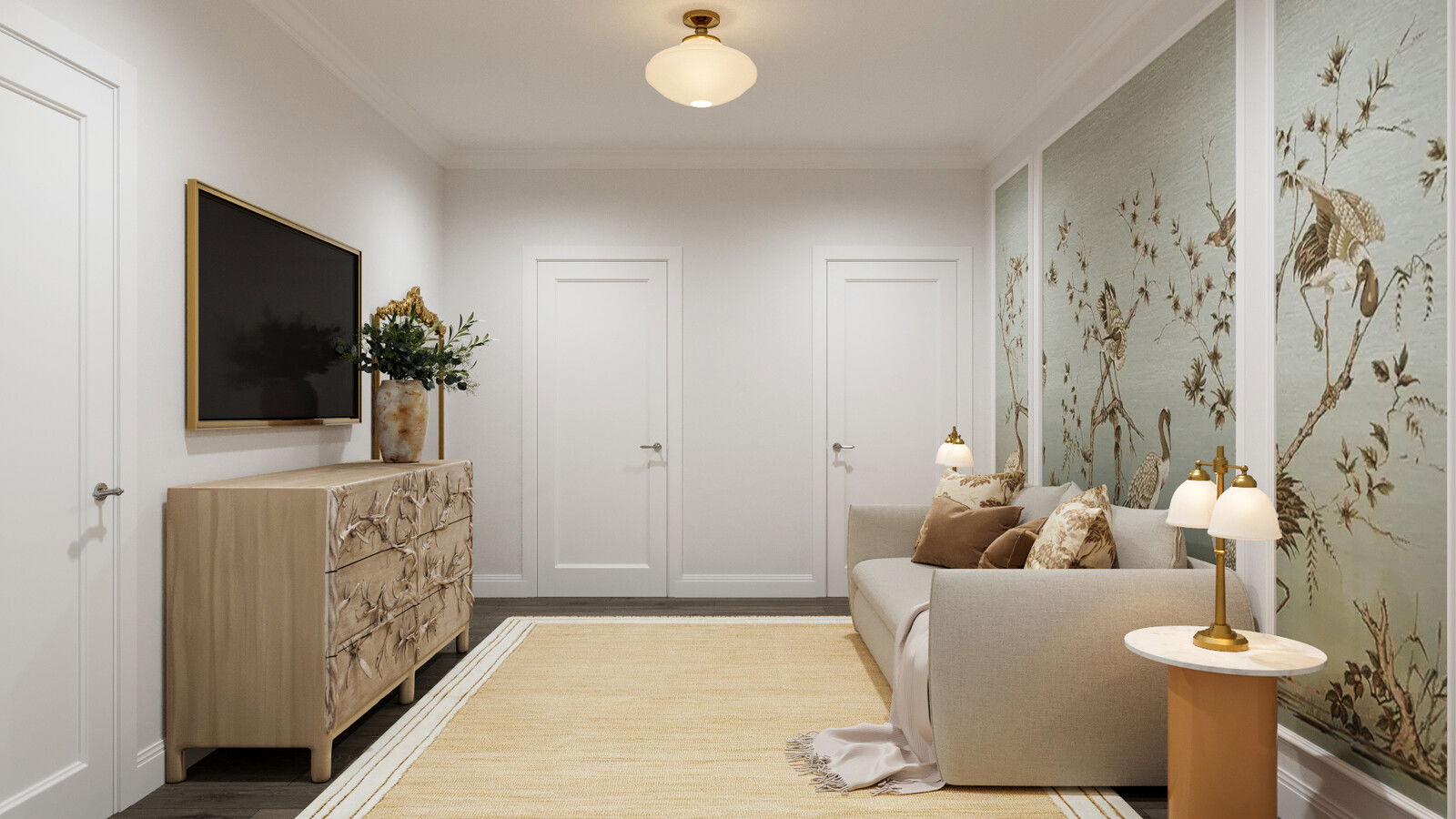 Online Designer Bedroom 3D Model 2