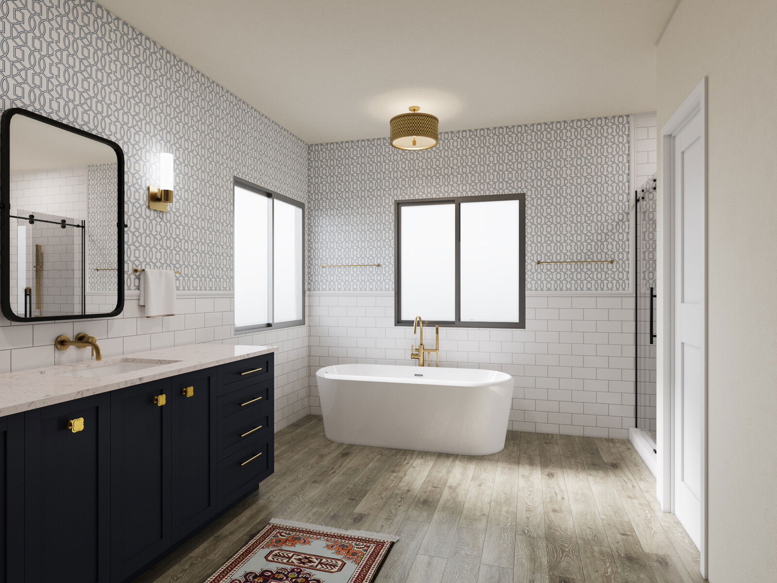Modelo 3D de Baño por Diseñador Online 1