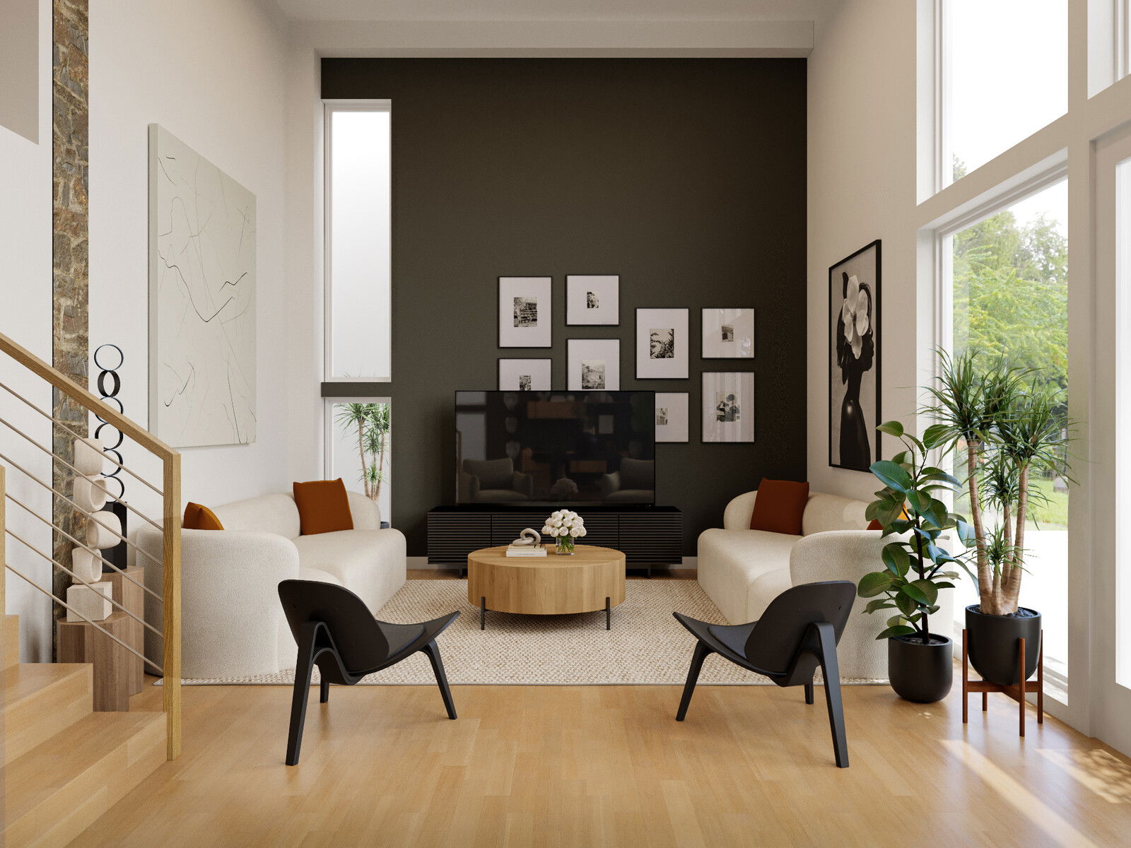 Online Designer Combined Living/Dining 3D Model 5