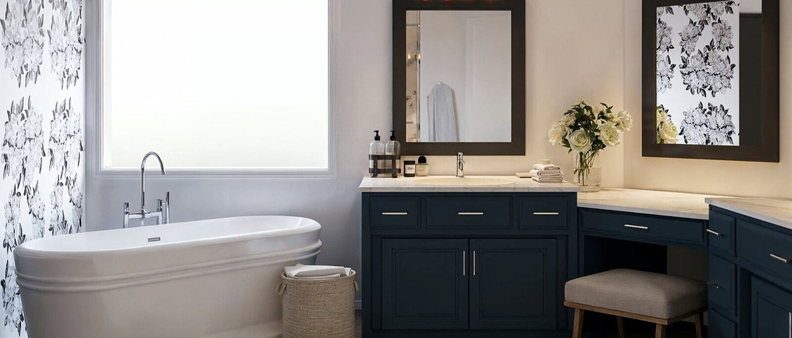 Transitional Style Master Bathroom Remodel | Decorilla