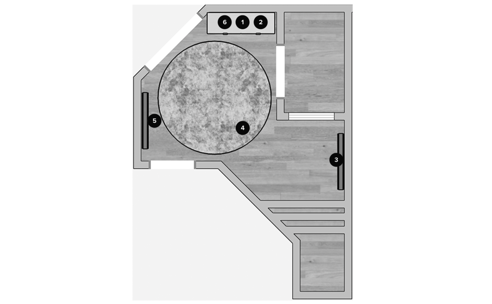 Online Designer Hallway/Entry Floorplan