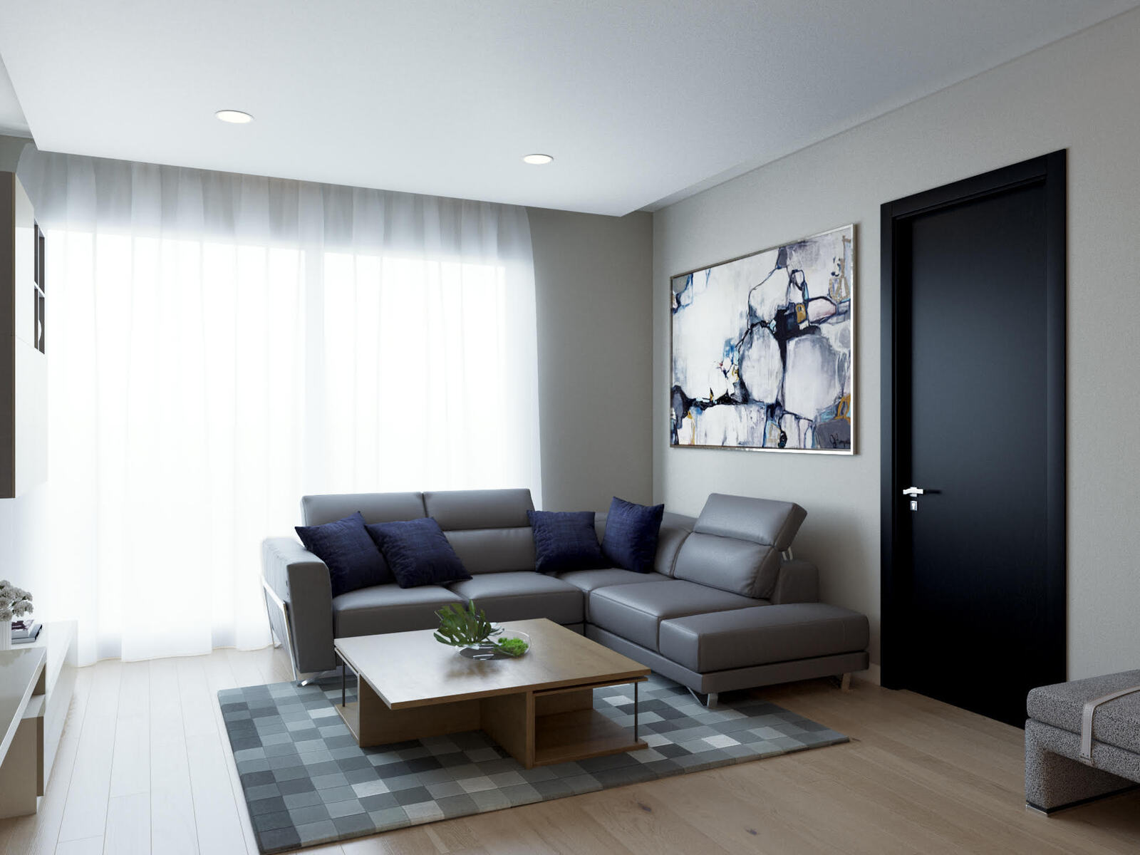 Online Designer Combined Living/Dining 3D Model 3