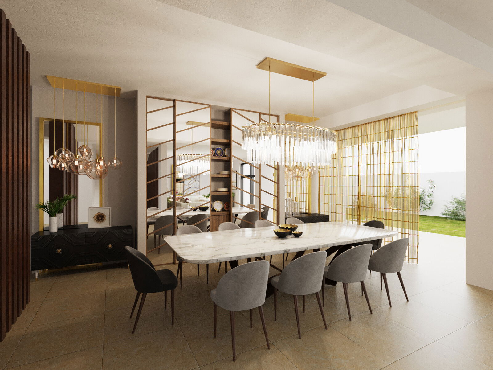 Modelo 3D Sala-Comedor del Diseñador en Línea 3
