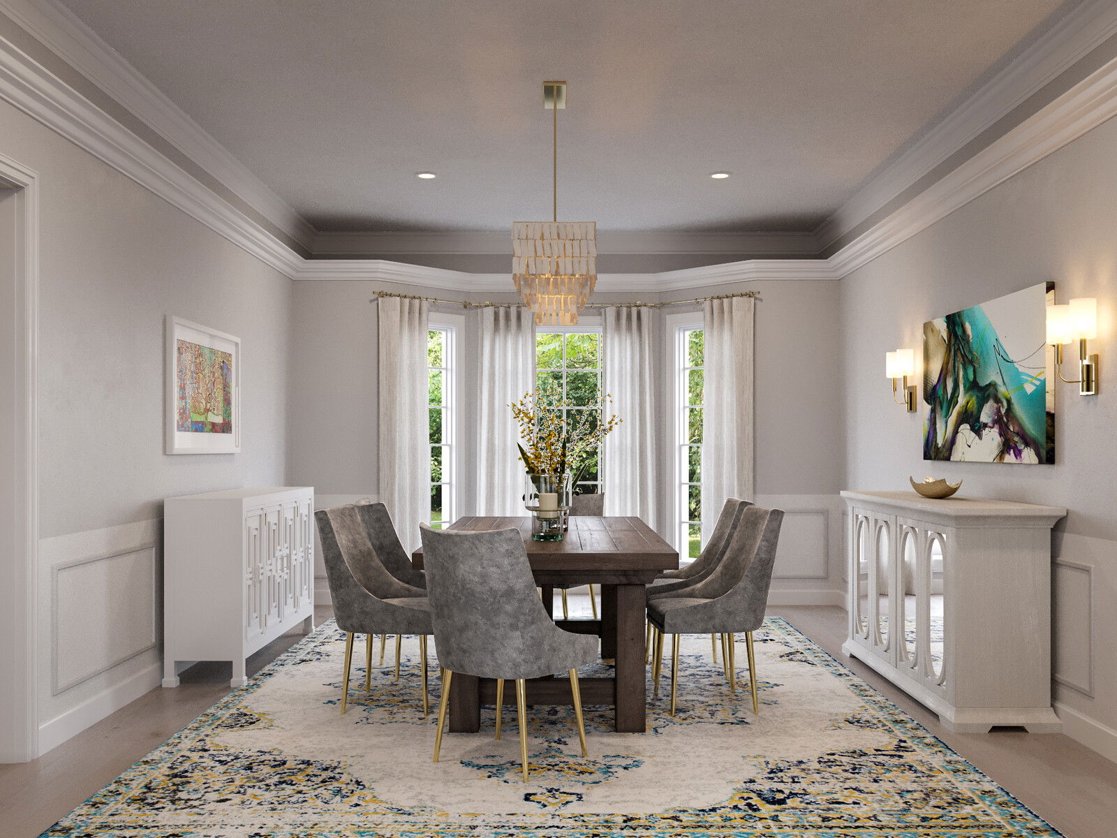 Online Designer Living Room 3D Model 5