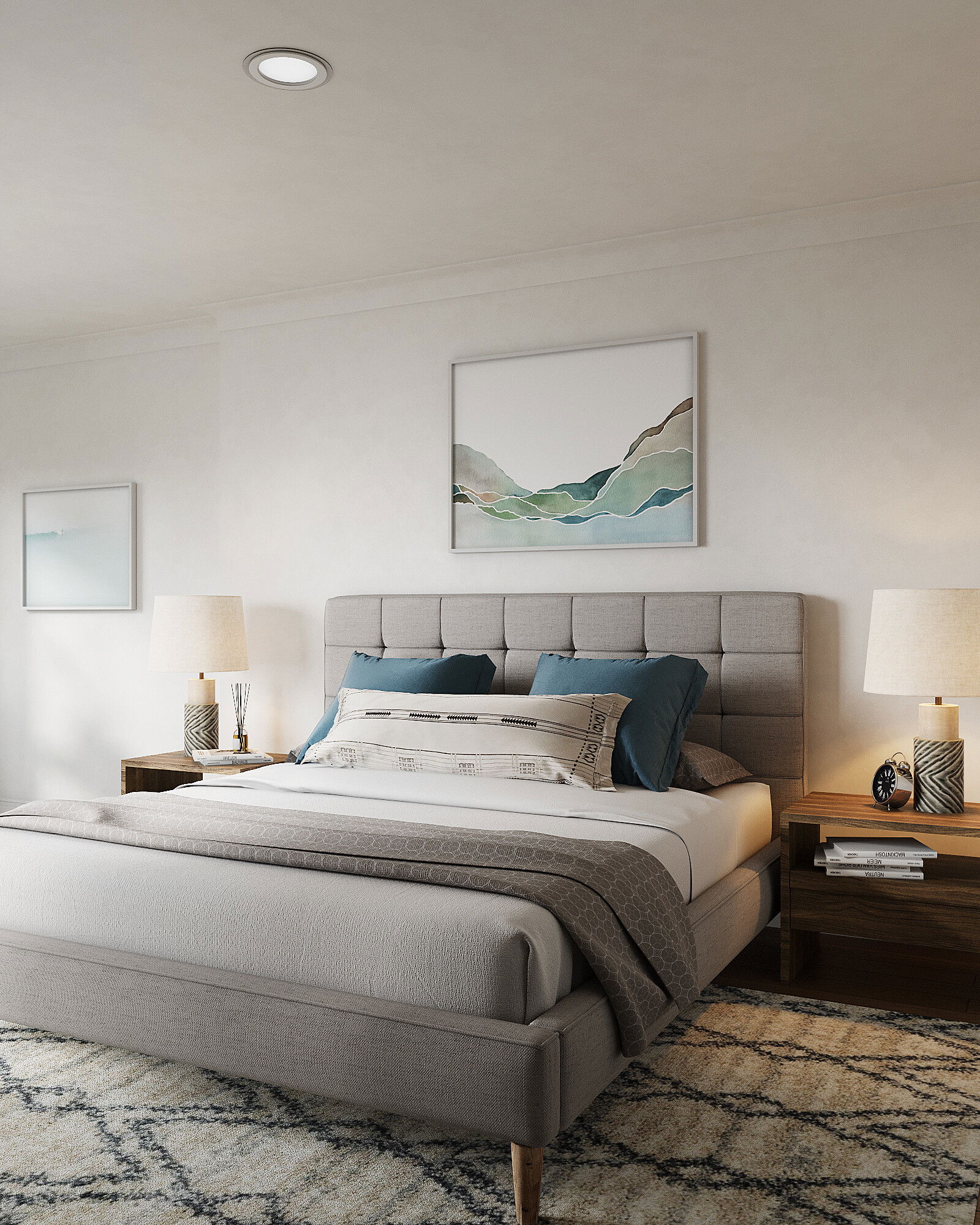 Modelo 3D de Dormitorio del Diseñador en Línea 3