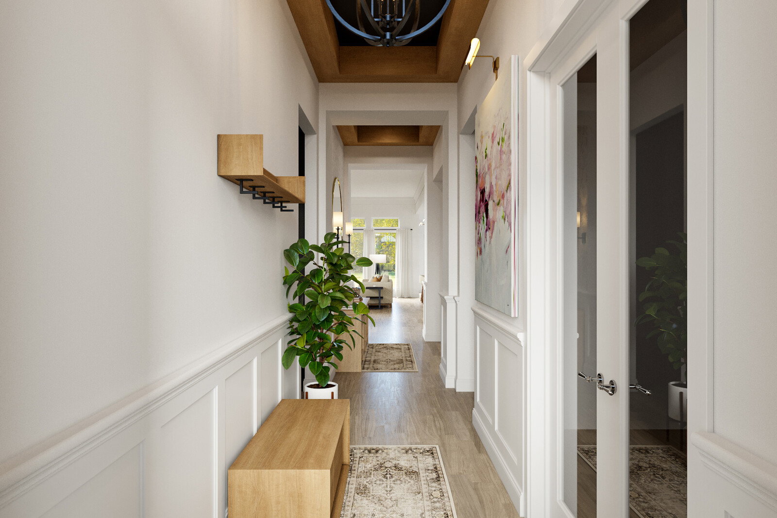 Warm Modern Home with Elegant Natural Touches Rendering thumb