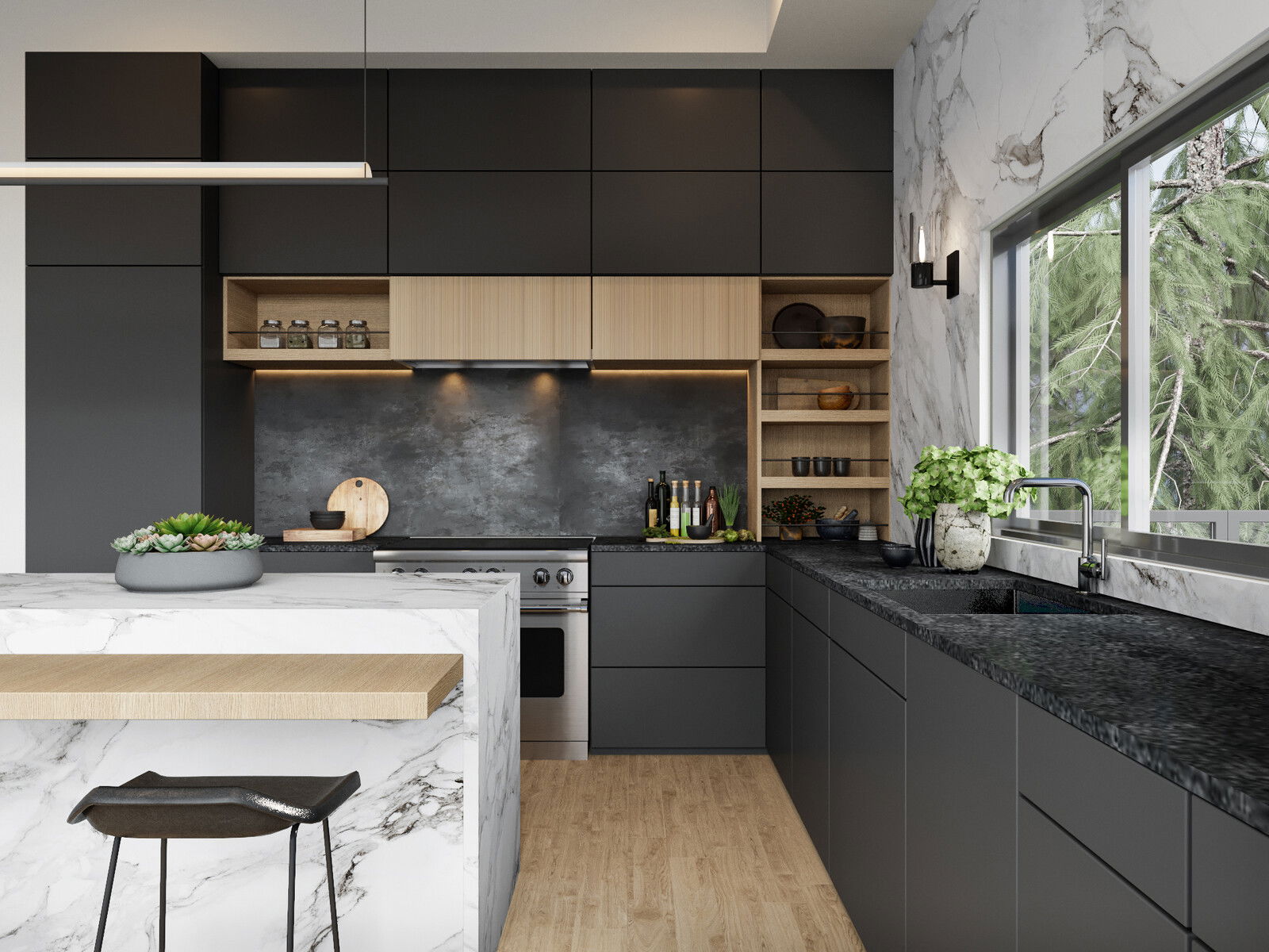 Transitional Lux Kitchen Interior Design Transitional Lux Kitchen Interior Design