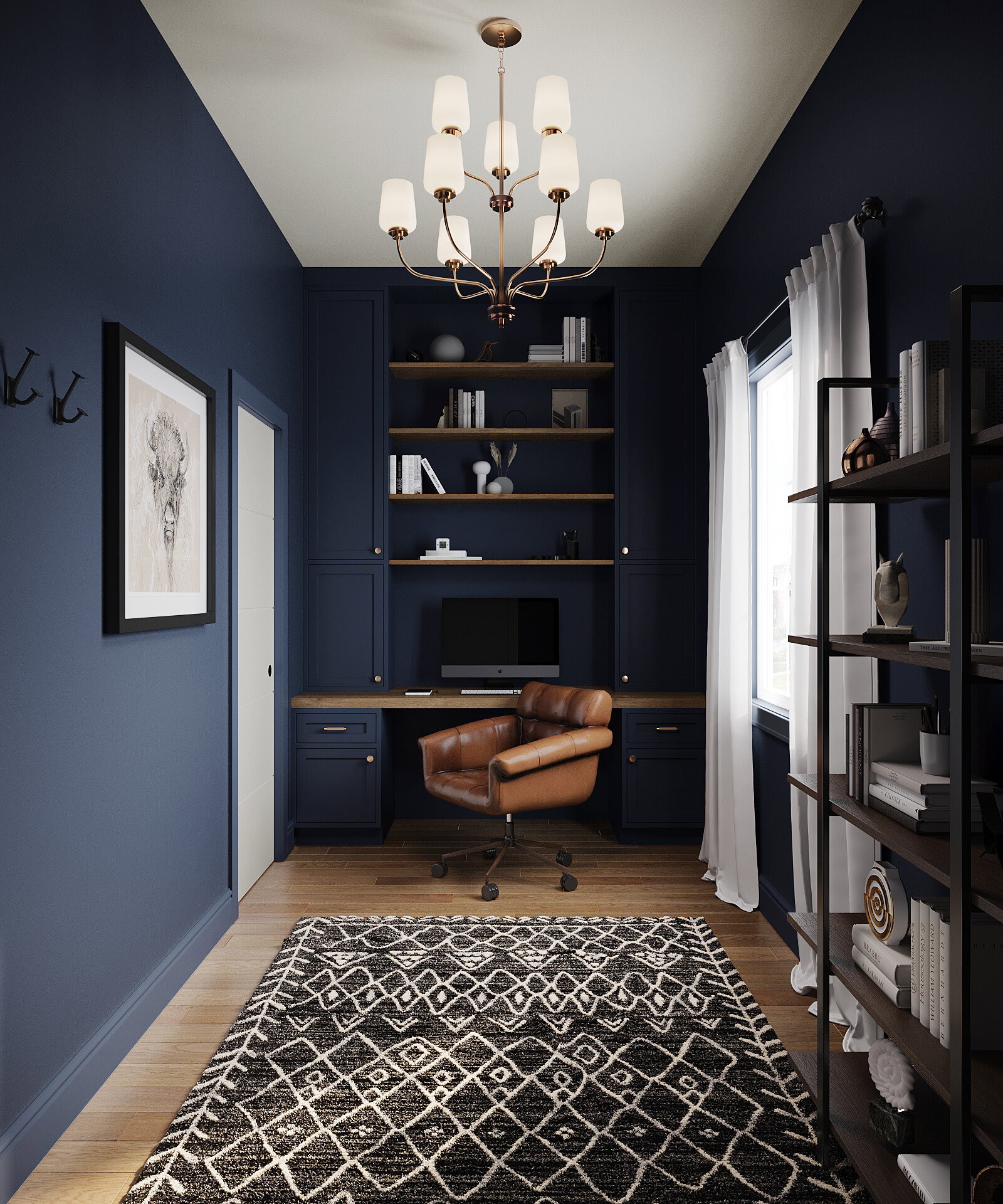 Online Designer Home Office 3D Model 1