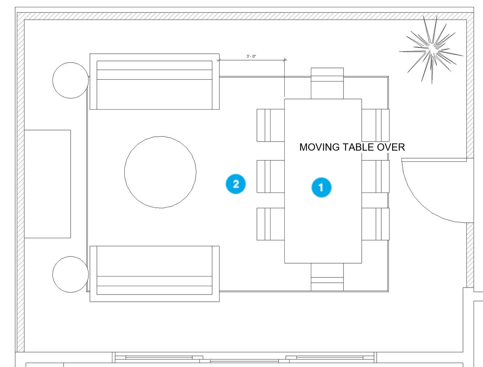 Online Designer Living Room Floorplan