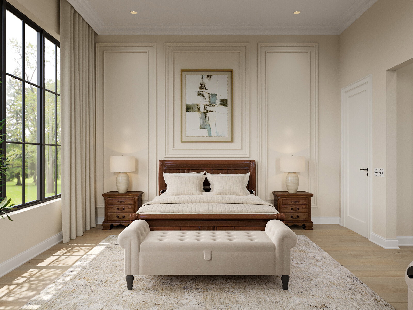 Online Designer Bedroom 3D Model 5